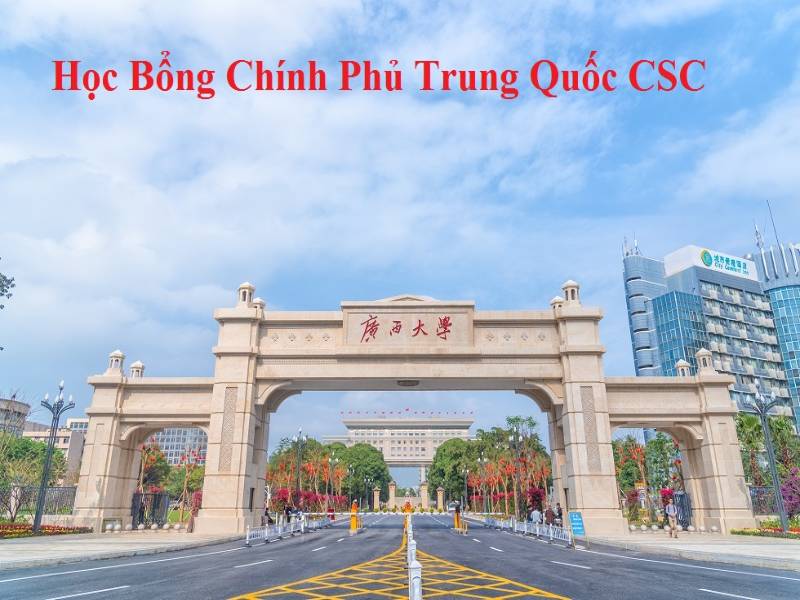 Học bổng chính phủ Trung Quốc ở trường đại học hàng đầu